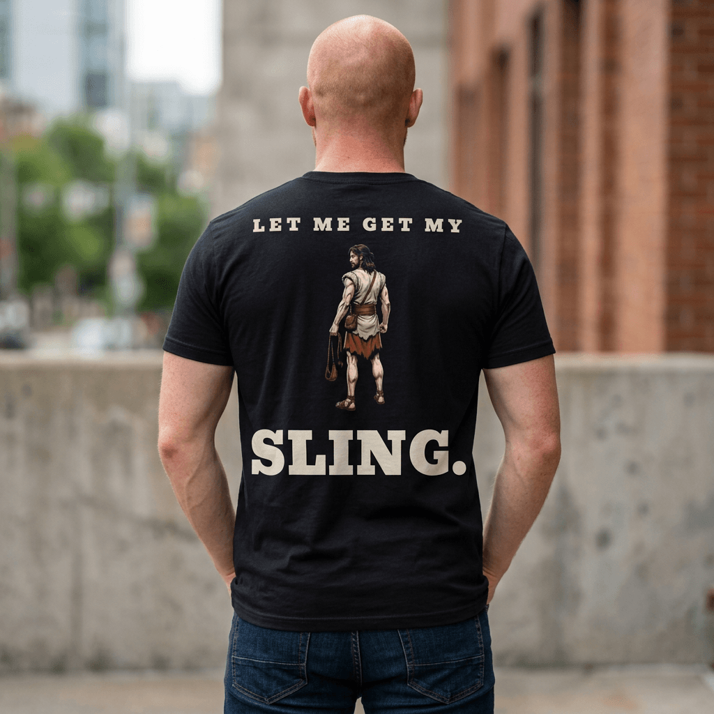 Let Me Get My Sling T-shirt in Black